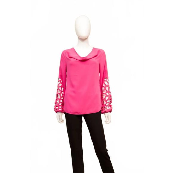 NEW SAMUEL DONG women's blouse in fuchsia